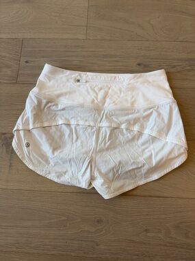 lululemon athletica White Speed up Shorts